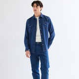 Wrangler WESTERN SHIRT CAROLINE CREEK 112378124 Πουκάμισο Μπλε  F/W