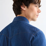 Wrangler WESTERN SHIRT CAROLINE CREEK 112378124 Πουκάμισο Μπλε  F/W
