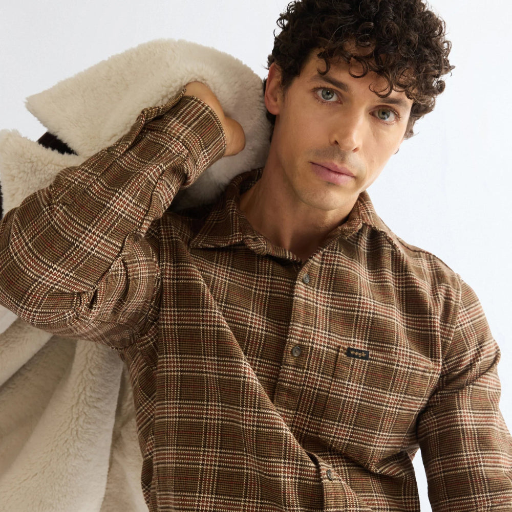 Wrangler 1 PKT SHIRT 112386948 Πουκάμισο Πολύχρωμο F/W