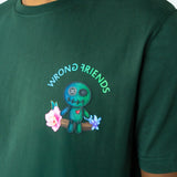 WRONG FRIENDS DENVER WF1322 T-shirt Πράσινο