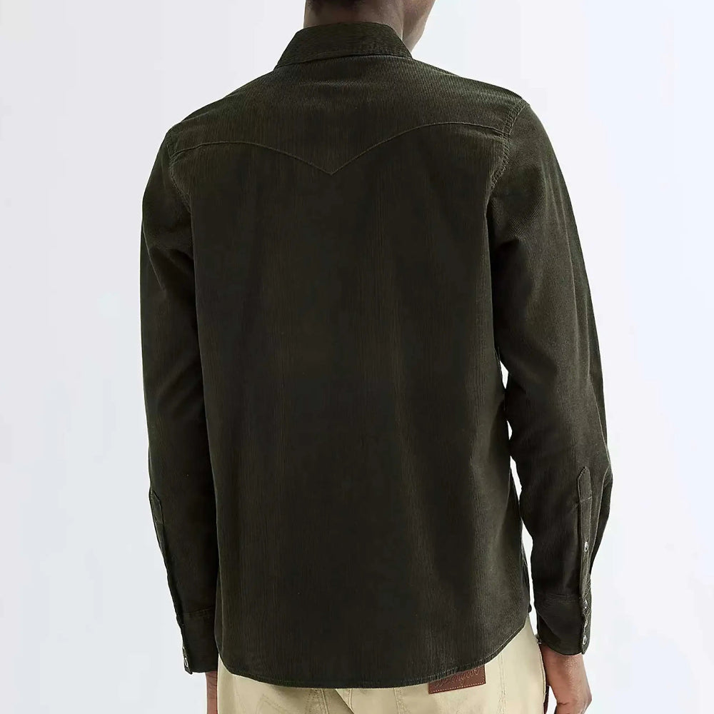 Wrangler WESTERN SHIRT 11286901 Πουκάμισο Πράσινο F/W