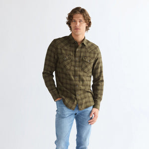 Wrangler WESTERN SHIRT OLIVE NIGHT 112386996 Πουκάμισο Λαδί F/W