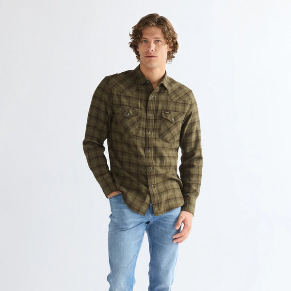 Wrangler WESTERN SHIRT OLIVE NIGHT 112386996 Πουκάμισο Λαδί F/W