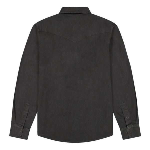 Wrangler  WESTERN SHIRT RINSE BLACK 112378427 Πουκάμισο Μαύρο F/W