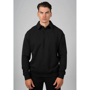 WRONG FRIENDS ASTI POLO SWEATER WF1319 Φούτερ Μαύρο F/W