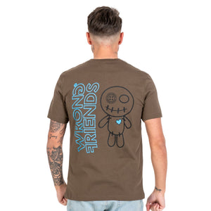 WRONG FRIENDS ΑΚΡΟΝ  WF1281 T-shirt Χακί S/S