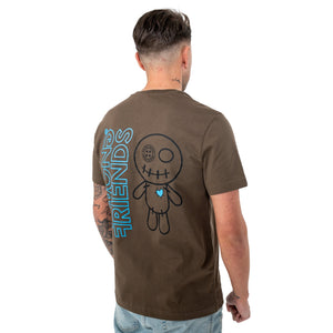 WRONG FRIENDS ΑΚΡΟΝ  WF1281 T-shirt Χακί S/S