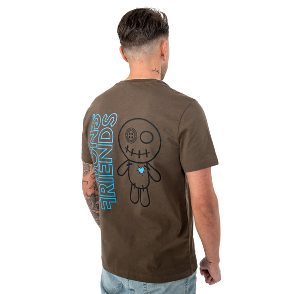 WRONG FRIENDS ΑΚΡΟΝ  WF1281 T-shirt Χακί S/S