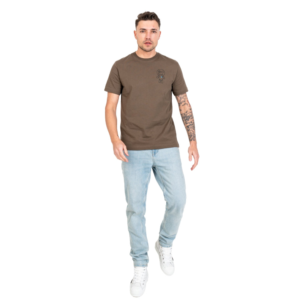 WRONG FRIENDS ΑΚΡΟΝ  WF1281 T-shirt Χακί S/S