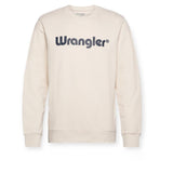 WRANGLER LOGO CREW SWEAT 112350538 Φούτερ Μπεζ  F/W