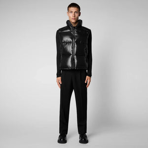 Save the Duck AILANTUS D81382U/10000  Αμάνικο Μπουφάν Μαύρο F/W