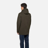 GEOX M ZACKERTY TRENCH M6620M/T3393/F3431 Μπουφάν Λαδί F/W