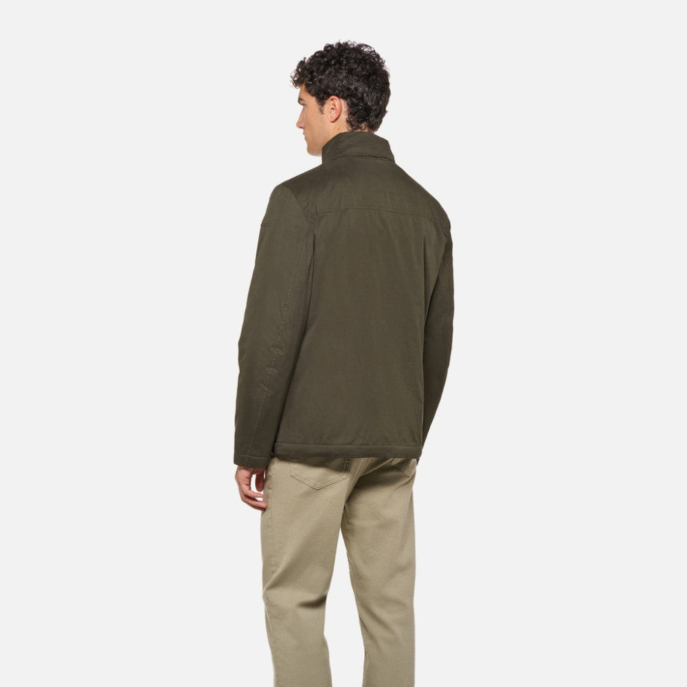 GEOX M JACOPO MID JACKET M6620K/T3386/F3431  Μπουφάν Λαδί F/W