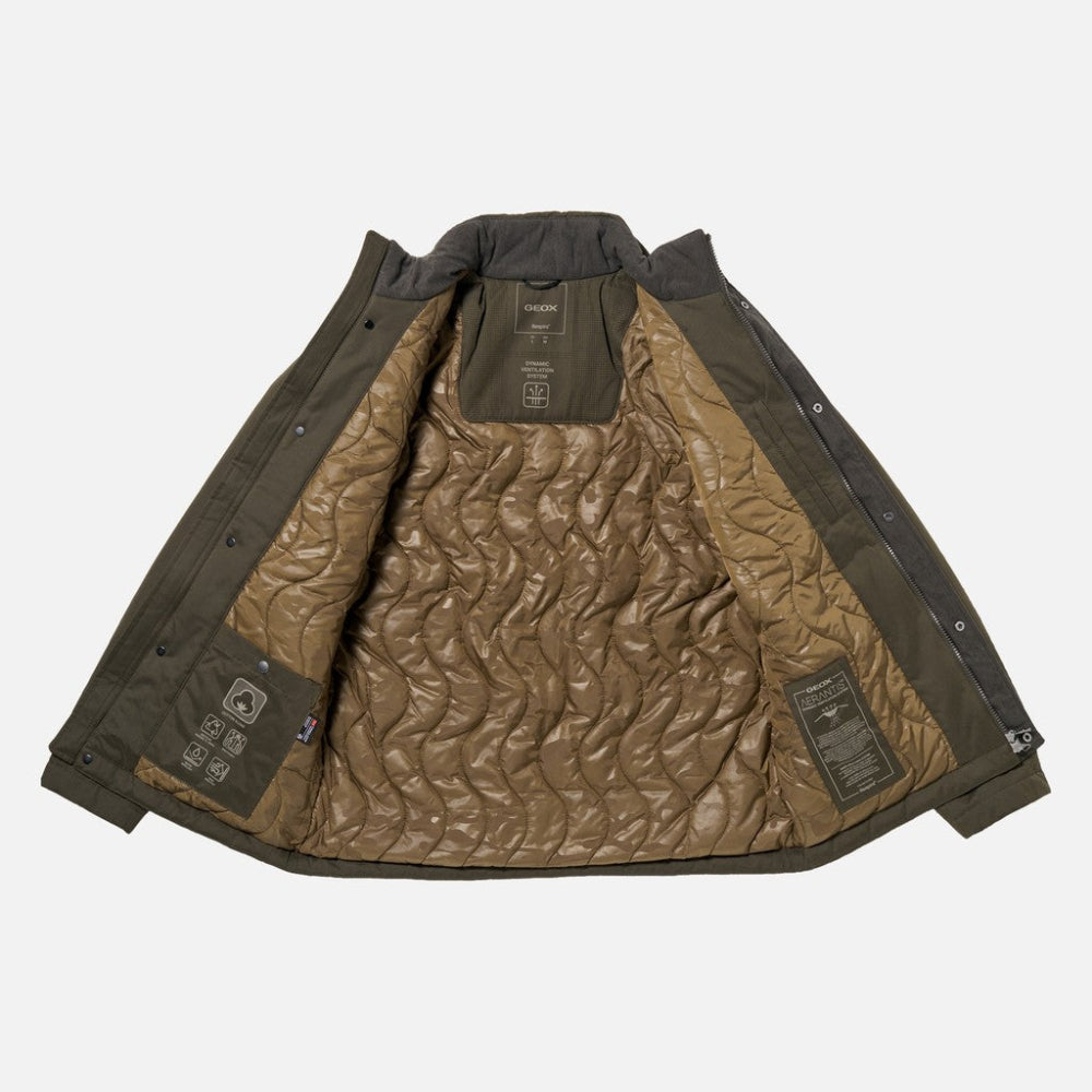GEOX M JACOPO MID JACKET M6620K/T3386/F3431  Μπουφάν Λαδί F/W