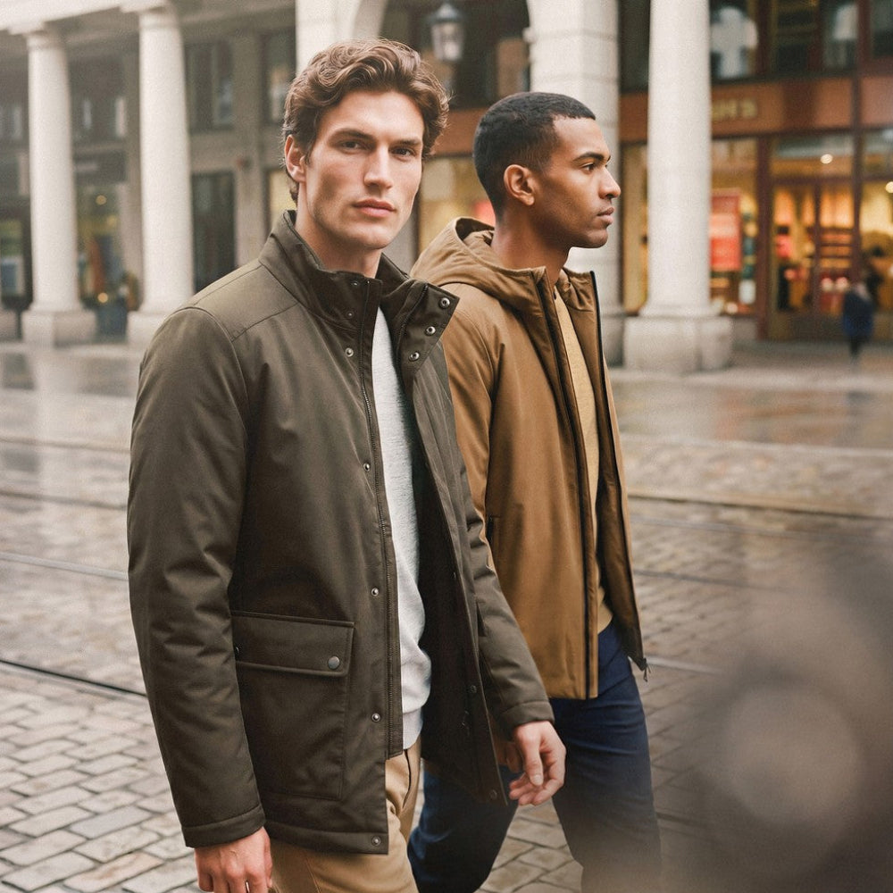 GEOX M JACOPO MID JACKET M6620K/T3386/F3431  Μπουφάν Λαδί F/W