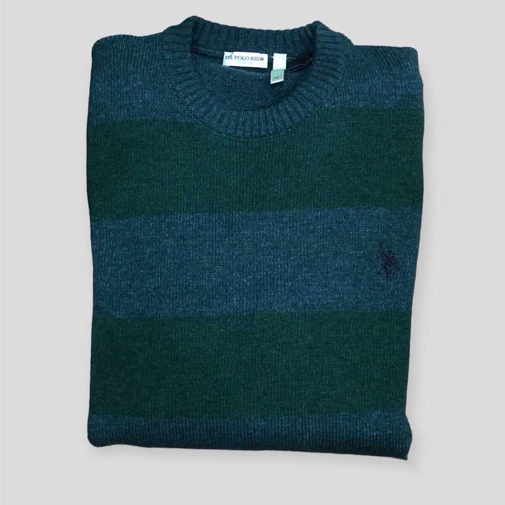 US. POLO ASSN. JIMI EH03 53280/747 Πουλόβερ Πράσινο F/W