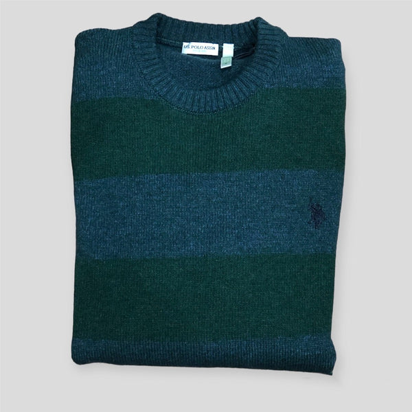 US. POLO ASSN. JIMI EH03 53280/747 Πουλόβερ Πράσινο F/W
