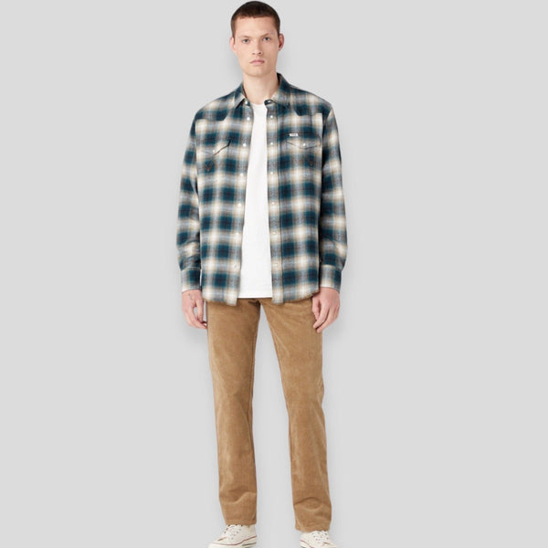 Wrangler LS WESTERN SHIRT 112341164 Πουκάμισο Πράσινο  F/W