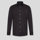 Bugatti SHIRT KENT 48600/290 Πουκάμισο Μαύρο F/W