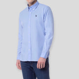 US. POLO ASSN. DIRK  52573/130 Πουκάμισο Γαλάζιο