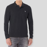 U.S. Polo Assn. MUST 49785/199 Polo Μπλούζα Μαύρη F/W