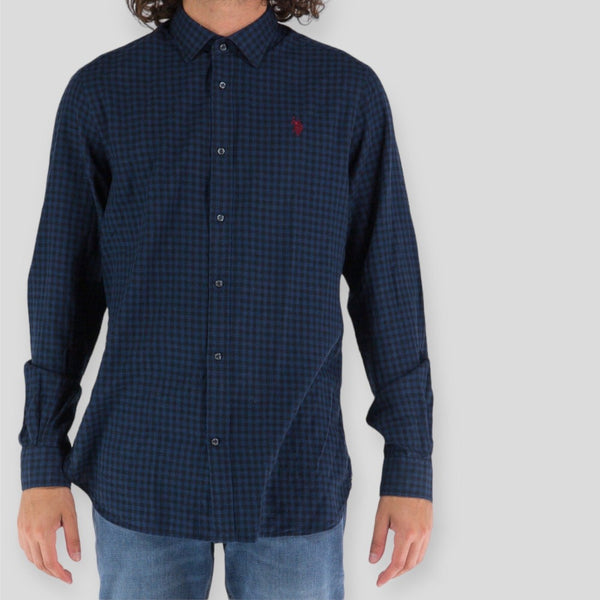 U.S POLO ASSN. IVOR 53307 EH03/873 Πουκάμισο  Σκούρο Μπλε F/W