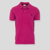 U.S. Polo Assn. KING 41029/251 Polo Μπλούζα Φούξια S/S