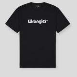 Wrangler LOGO TEE  BLACK 112350526 T-shirt Μαύρο  S/S