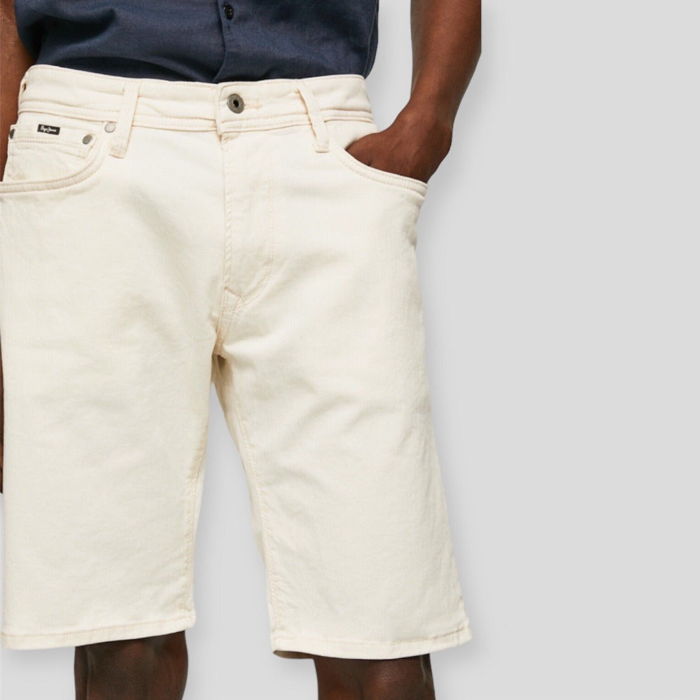 PEPE  STANLEY STANLEY SHORT PM800940I5 Βερμούδα Jean Μπεζ S/S