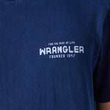 Wrangler GRAPHIC TEE   112350530 T-shirt Μπλε  S/S