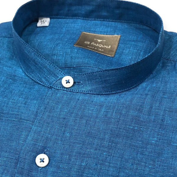 De pasquale Korea-387/C93/314 Πουκάμισο Μπλε  S/S