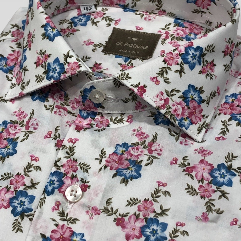 De pasquale 387/C22/387 Πουκάμισο Πολύχρωμο S/S
