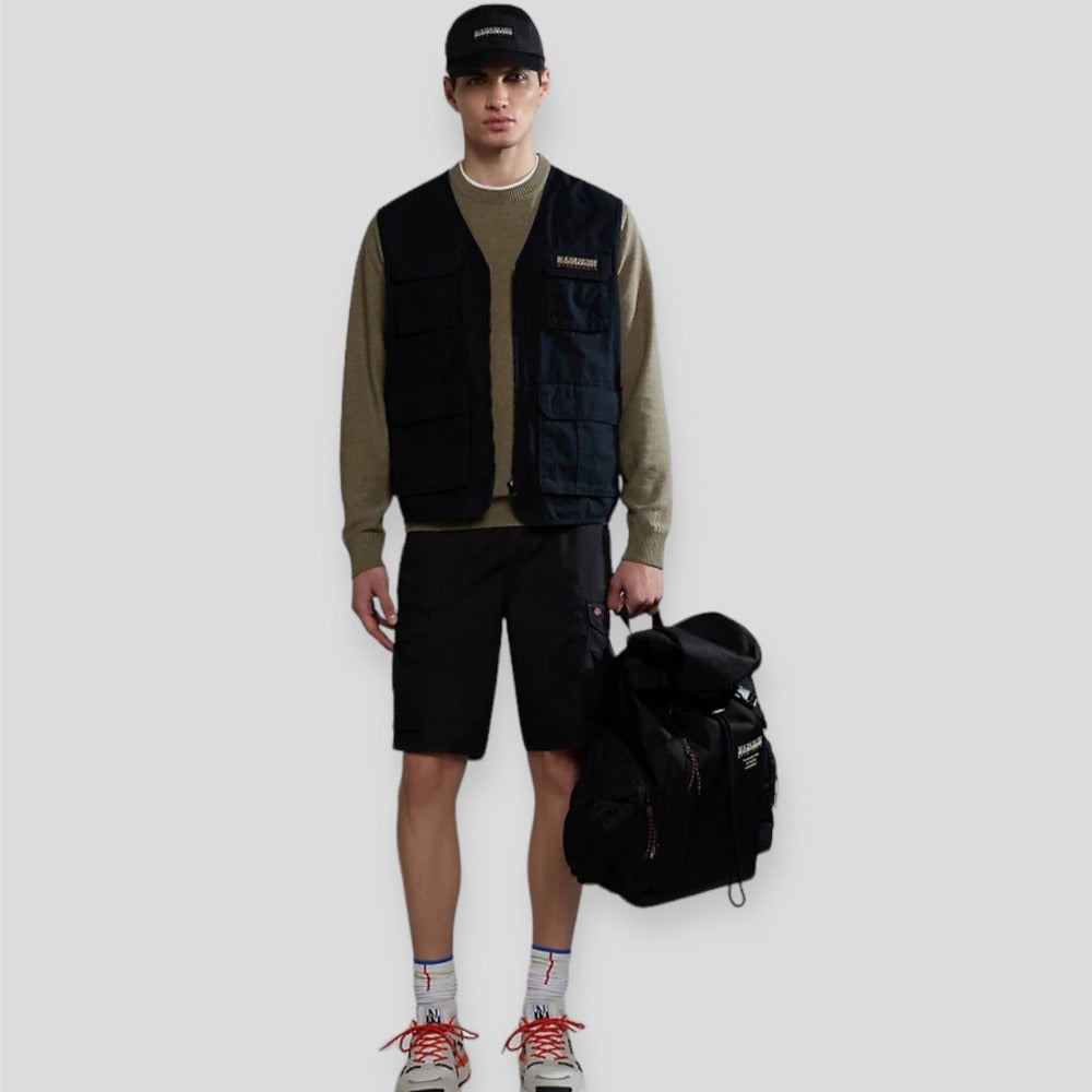Napapijri NOTO 2.0 041 BLACK NP0A4HOQ041 Βερμούδα Cargo Μαύρη S/S