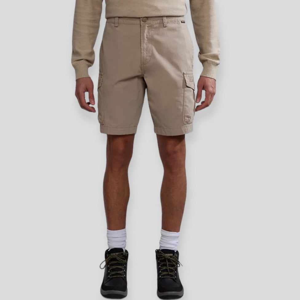 Napapijri N-DELINE BEIGE CASH NP0A4HOTNF1 Βερμούδα Cargo Μπεζ S/S
