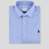 U.S POLO ASSN. ZAM 6247550655-103 Πουκάμισο Γαλάζιο S/S