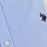 U.S POLO ASSN. ZAM 6247550655-103 Πουκάμισο Γαλάζιο S/S
