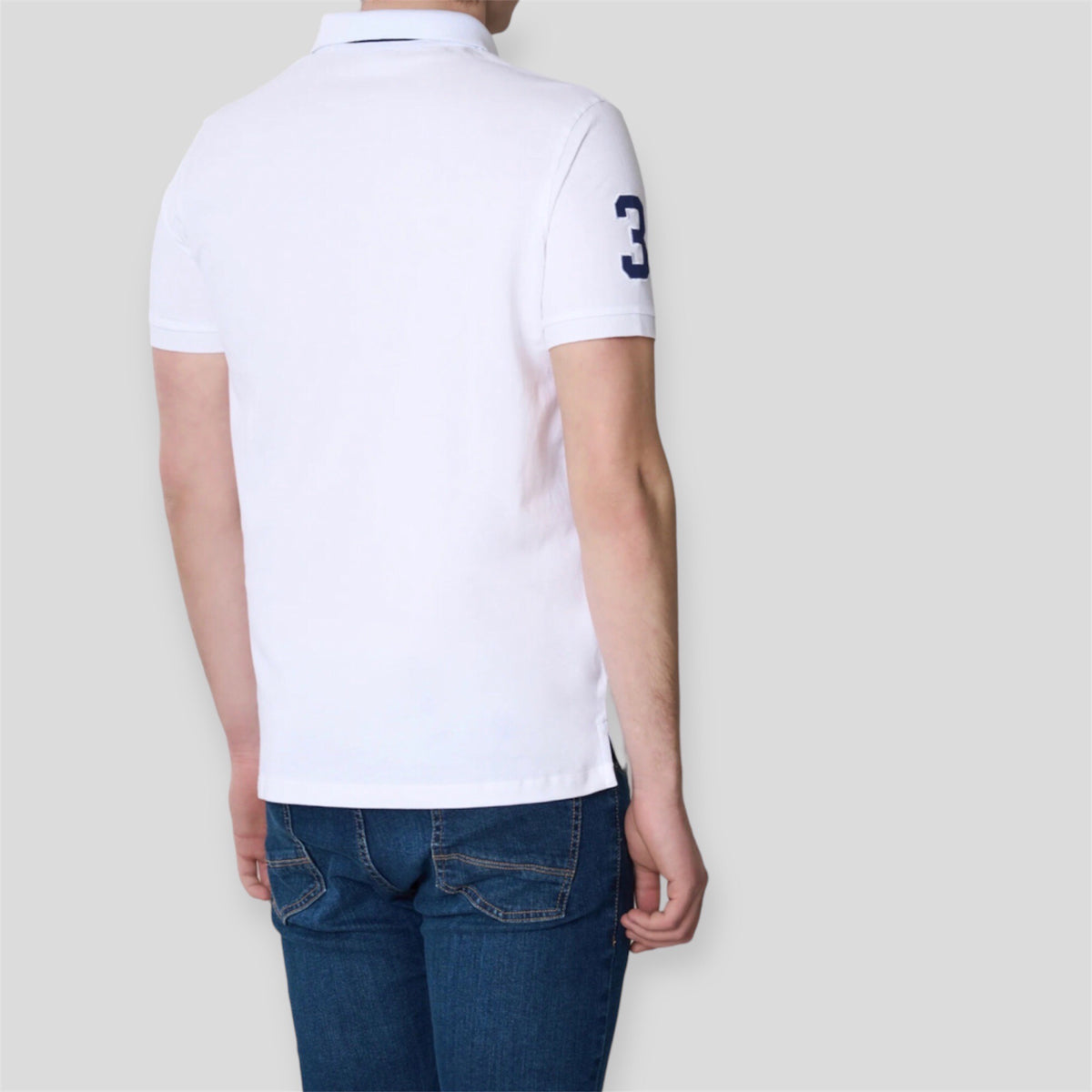 U.S POLO ASSN. KORY 41029/100 Polo Μπλούζα Λευκή S/S