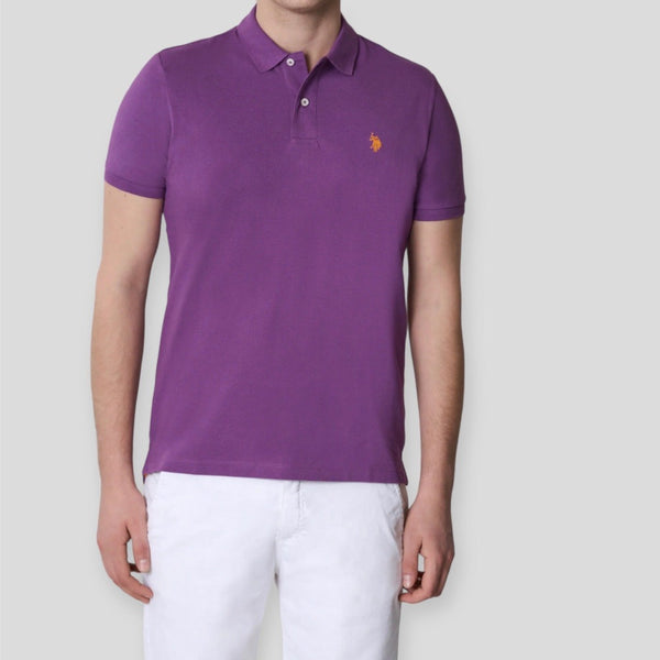 U.S POLO ASSN. KING 41029/335 Polo Μπλούζα Mωβ S/S