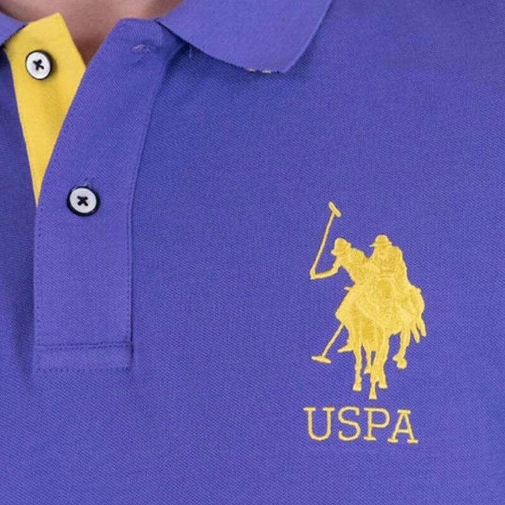 U.S. Polo Assn. NEW HORSE POLO 41029/235 Polo Μπλούζα Μωβ S/S