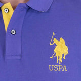 U.S. Polo Assn. NEW HORSE POLO 41029/235 Polo Μπλούζα Μωβ S/S
