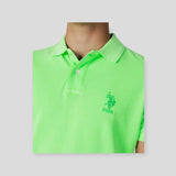 U.S. POLO ASSN. AXEL 53397/444 Polo Μπλούζα Πράσινη S/S