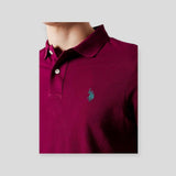 U.S. Polo Assn. KING 41029/159 Polo Μπλούζα Μπορντό S/S