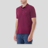 U.S. Polo Assn. KING 41029/159 Polo Μπλούζα Μπορντό S/S