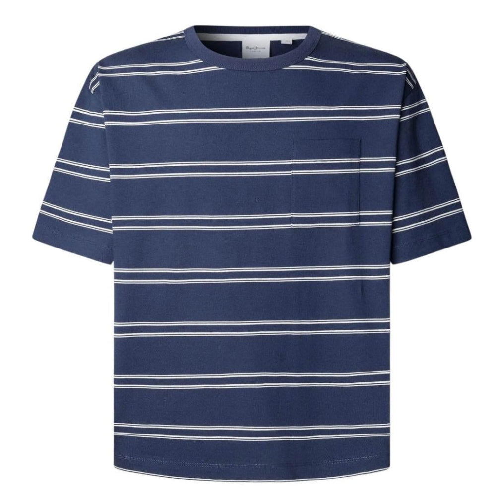 PEPE CLARK TEE PM5010300/580 T-shirt  Μπλε S/S