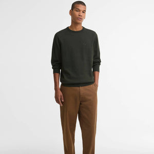 Barbour CREWNECK SWEATER  MKN0932GN13 Μπλούζα Χακί F/W