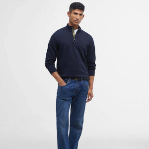 Barbour ZIP KNITTED JUMPER  MKN1074NY91 Μπλούζα Μπλε F/W