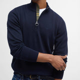 Barbour ZIP KNITTED JUMPER  MKN1074NY91 Μπλούζα Μπλε F/W
