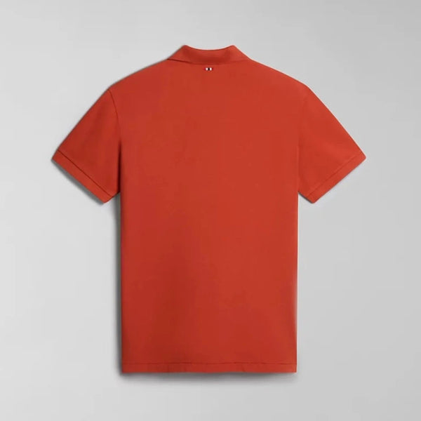 Napapijri ELBAS SS 4 RED TOMATO NP0A4GDLR1A1 Polo Μπλούζα Πορτοκαλί S/S