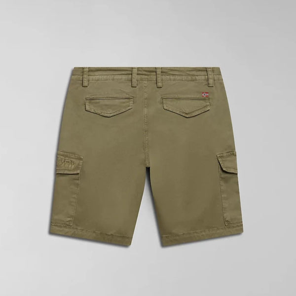 Napapijri N-DELINE GREEN LINCHEN NP0A4HOTGAE1 Βερμούδα Cargo Χακί S/S