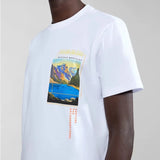Napapijri S-CANADA  NP0A4HQM0021 T-shirt Λευκό S/S